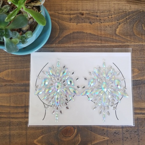 🐳7 for $20 Breast Jewels Stickers Nipple Reusable - Picture 3 of 7